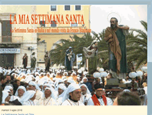 Tablet Screenshot of lamiasettimanasanta.net